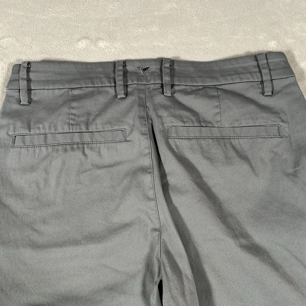 Birddogs Pants Men 30x30 Gray Boom For Your Boomstick Chino Stretch Golf Tech - Picture 9 of 15